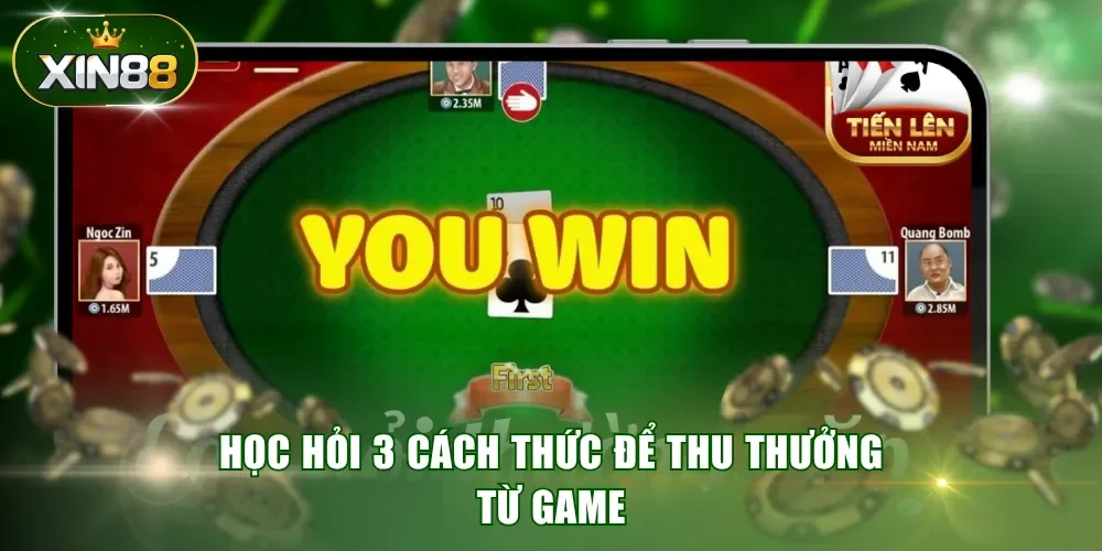 Học hỏi 3 cách thức để thu thưởng từ game